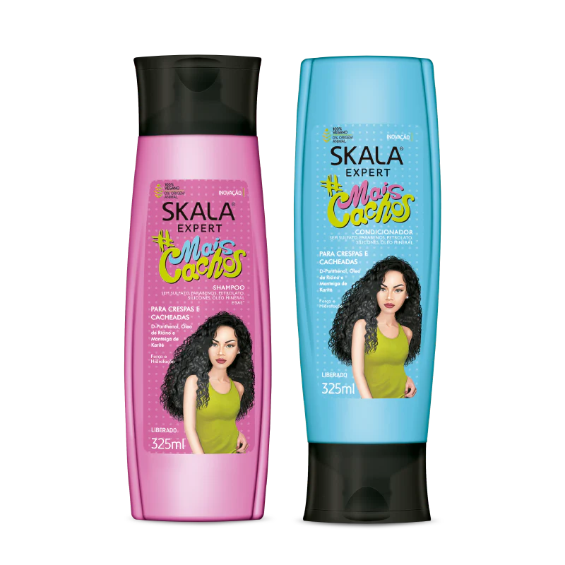 Kit shampoo SKALA+Acondicionador *325 MAIS CACHOS
