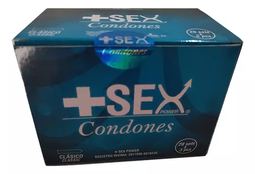 Condones +SEX POWER*20*3 azul